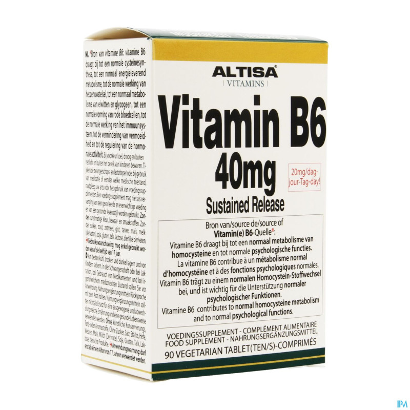 Altisa vit b6 40mg sustained release    tabl  90