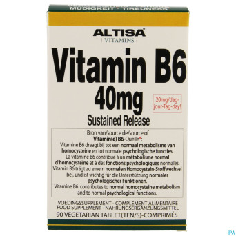 Altisa vit b6 40mg sustained release    tabl  90