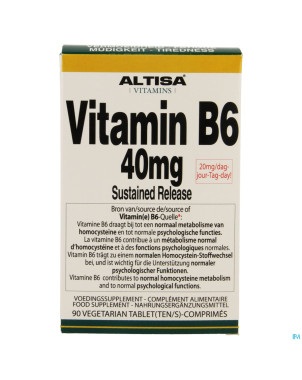Altisa vit b6 40mg sustained release    tabl  90