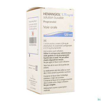Hemangiol 3,75mg/ml sol buvable 120ml