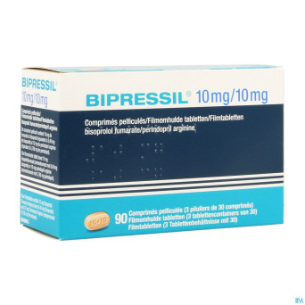 Bipressil 10mg/10mg comp pell  90