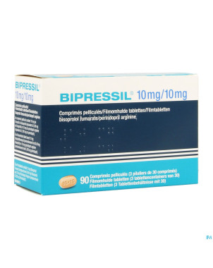 Bipressil 10mg/10mg comp pell  90