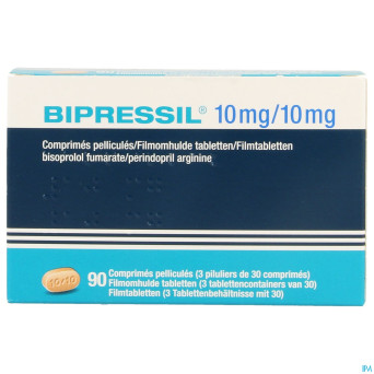 Bipressil 10mg/10mg comp pell  90