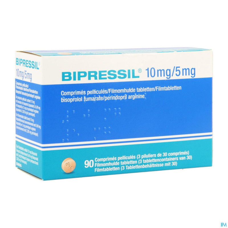 Bipressil 10mg/ 5mg comp pell  90