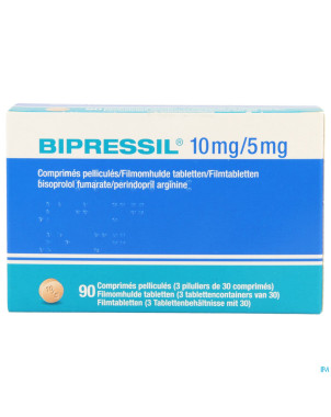 Bipressil 10mg/ 5mg comp pell  90