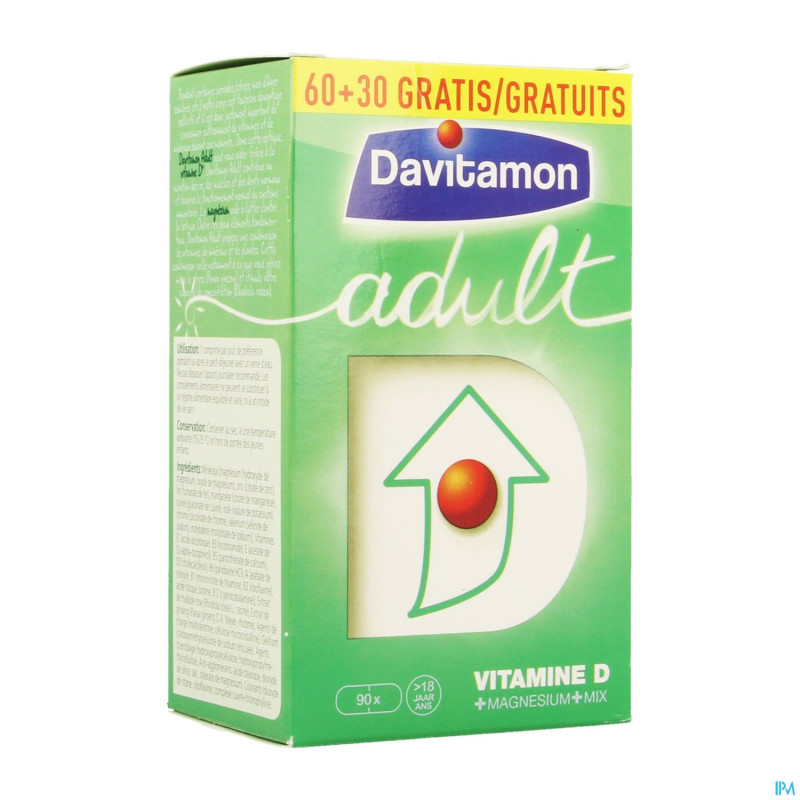 Davitamon adult v1    comp 60+30 gratuit