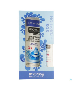 Bodysol hydrabox sos hand 100ml & lip 4,8g