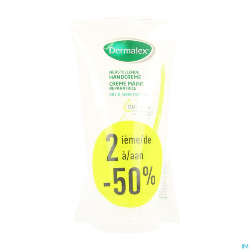 Dermalex creme mains    2x75ml 2e -50%