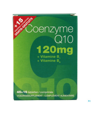 Coenzyme q10 120mg nf    tabl 45 + 15 gratuit 6910