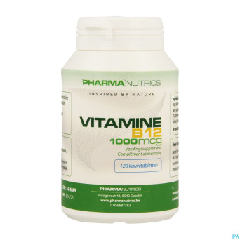 Vitamine b12 pot comp 120    pharmanutrics