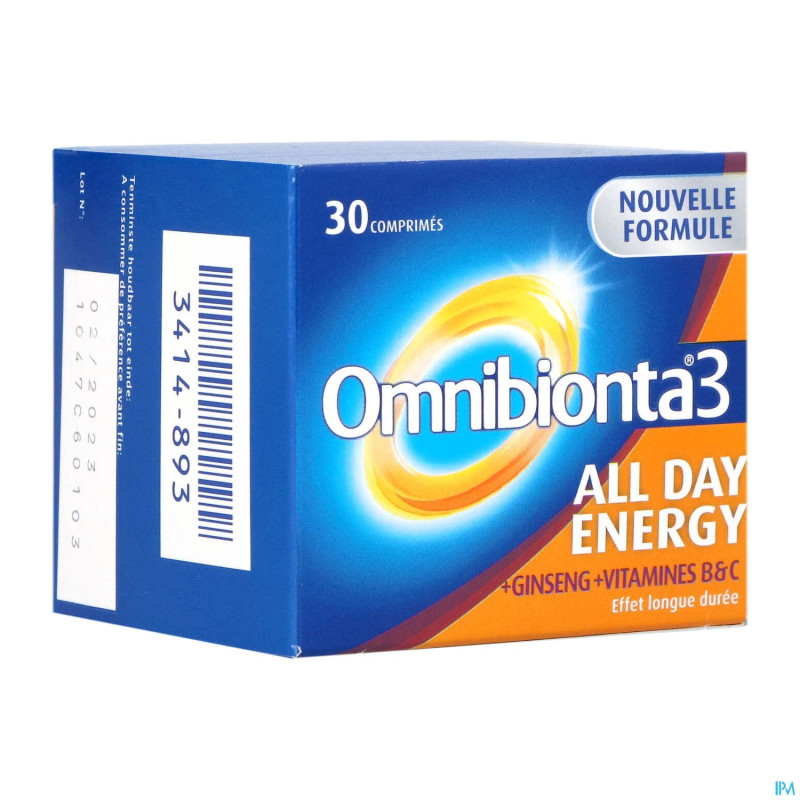 Omnibionta-3 all day energy nf    comp  30