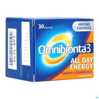 Omnibionta-3 all day energy nf    comp  30