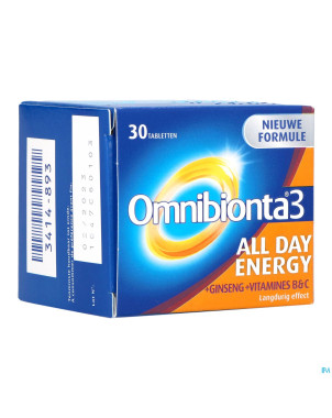 Omnibionta-3 all day energy nf    comp  30