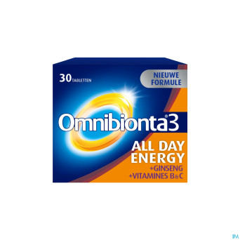 Omnibionta-3 all day energy nf    comp  30
