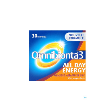 Omnibionta-3 all day energy nf    comp  30