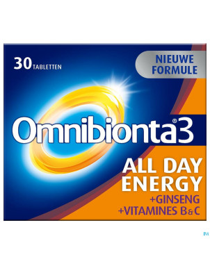 Omnibionta-3 all day energy nf    comp  30