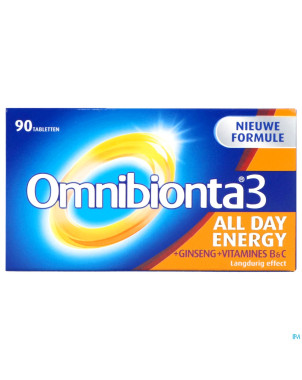 Omnibionta-3 all day energy nf    comp  90