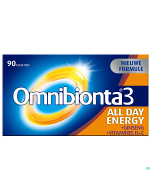 Omnibionta-3 all day energy nf    comp  90