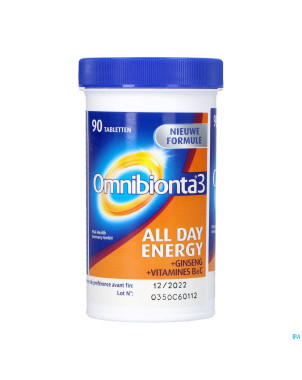 Omnibionta-3 all day energy nf    comp  90