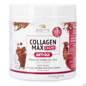 Biocyte collagen max cacao pdr pot    260g