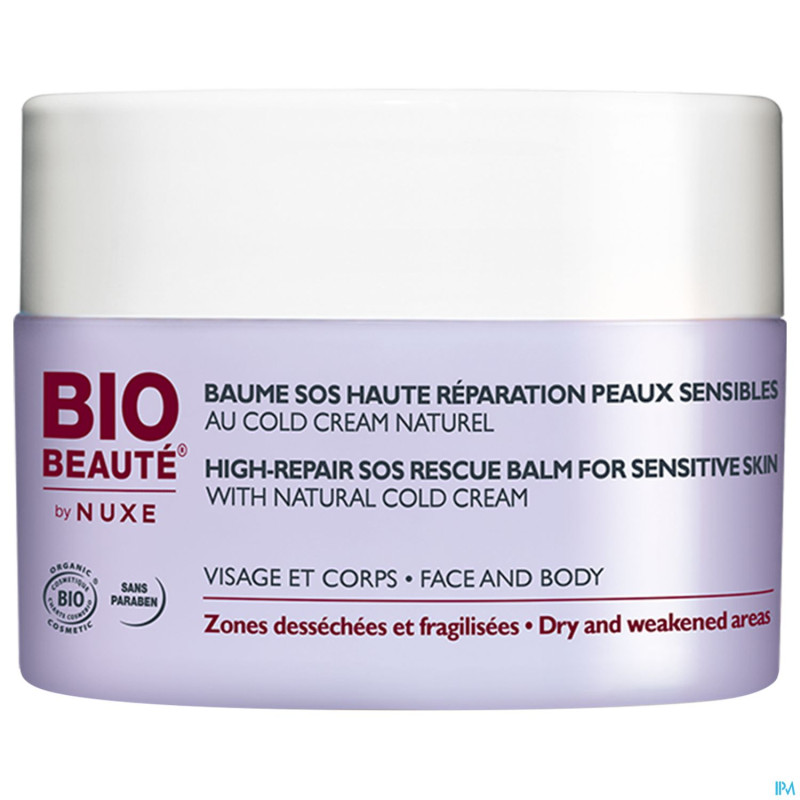 Bio beaute coldcream baume sos haute repar.   50ml