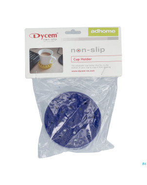 Dycem porte-gobelet antiderapant bleu