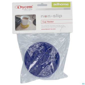 Dycem porte-gobelet antiderapant bleu