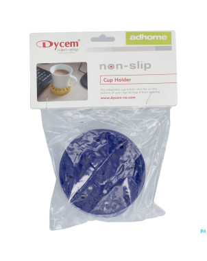 Dycem porte-gobelet antiderapant bleu