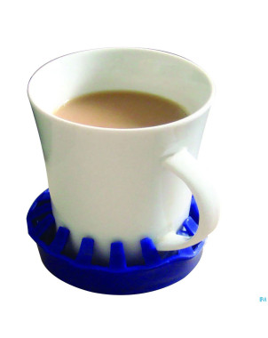 Dycem porte-gobelet antiderapant bleu