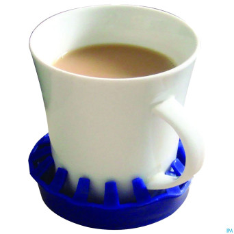 Dycem porte-gobelet antiderapant bleu