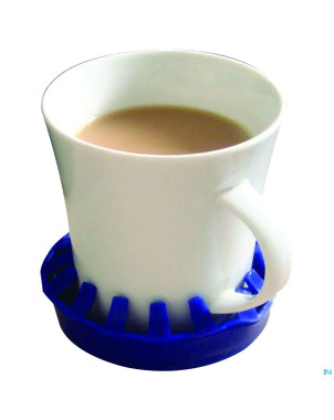 Dycem porte-gobelet antiderapant bleu