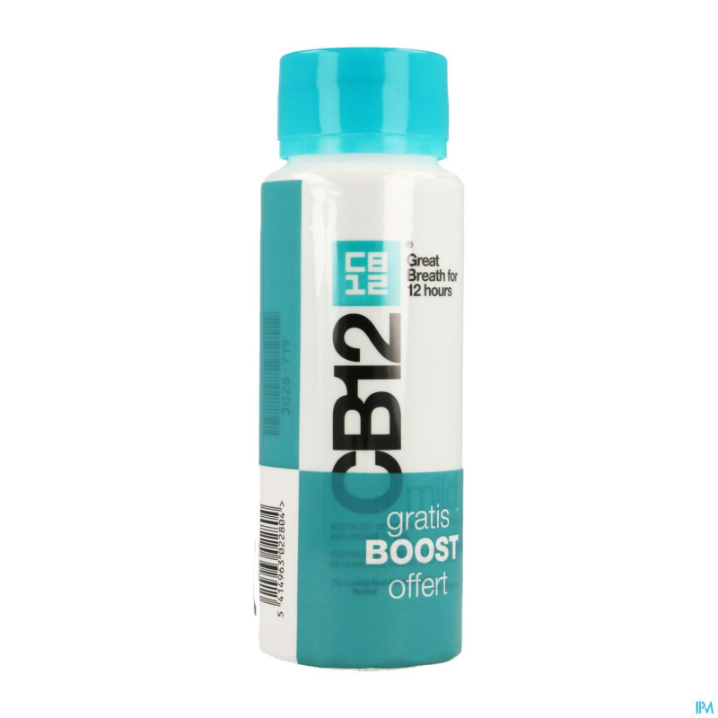 Cb12 mild halitosis 12h 250ml + boost gratuit
