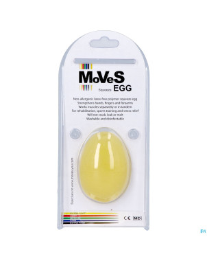 Eggsercizer oeuf exercices extra soft jaune