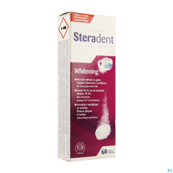 Steradent whitening nettoyant    comp  60