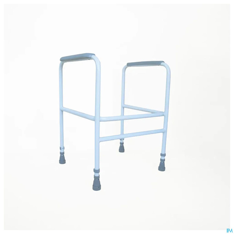 Cadre toilette nrs acier blanc libre 43cm