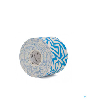 Dream k tribe blanc-bleu clair tape s/latex 5cm