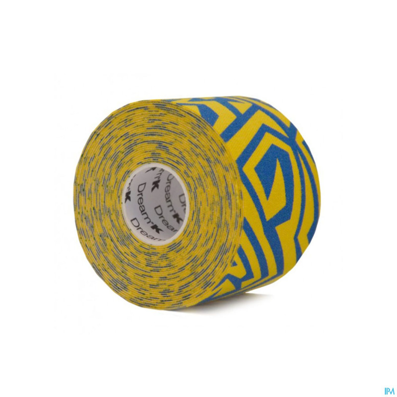 Dream k tribe jaune-bleu tape s/latex    5cm