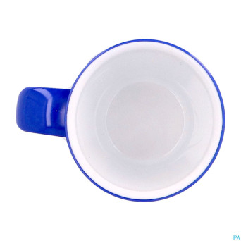 Culinar tasse gr. anse ouv. bleu/blanc 350ml