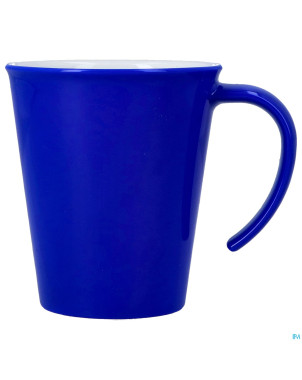 Culinar tasse gr. anse ouv. bleu/blanc 350ml