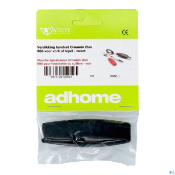 Ornamin manche epaiss. fourchette ou cuillere noir