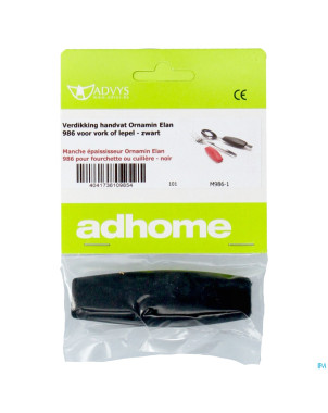 Ornamin manche epaiss. fourchette ou cuillere noir