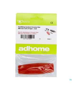 Ornamin manche epaiss. fourchette cuillere rouge