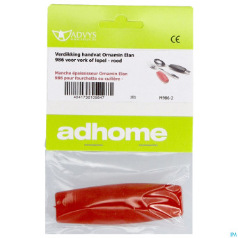 Ornamin manche epaiss. fourchette cuillere rouge