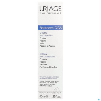 Uriage bariederm cica creme reparatrice    40ml