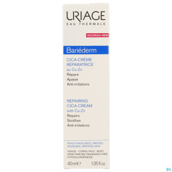 Uriage bariederm cica creme reparatrice    40ml