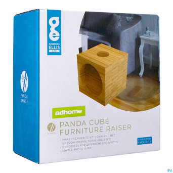 Rehausseurs fauteuil bambou 4x10cm