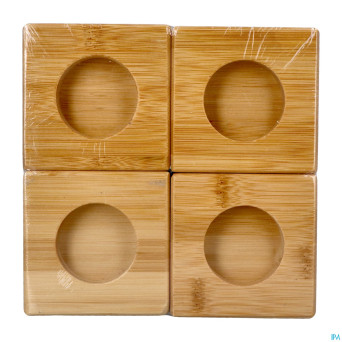 Rehausseurs fauteuil bambou 4x10cm