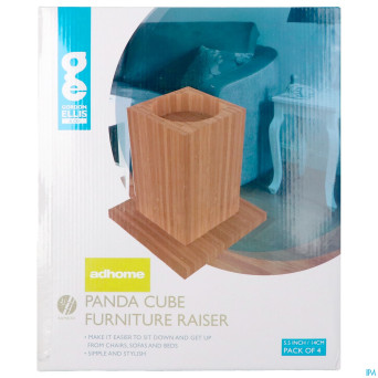 Rehausseurs fauteuil bambou 4x15cm