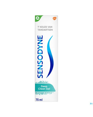 Sensodyne deep clean gel dentifrice    75ml