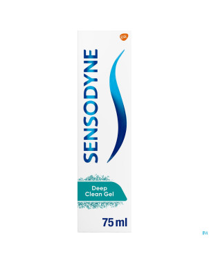 Sensodyne deep clean gel dentifrice    75ml